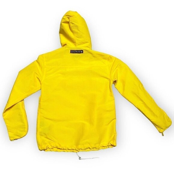 Tommy Girl Vintage 90s Full-Zippered Hood Yellow Windbreaker Jacket - Womens XS - Picture 3 of 4
